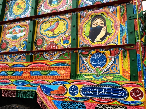 Pakistan truck art