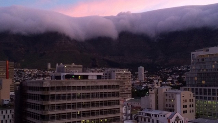 Credit: Jeb Sharp Cape Town, South Africa at dusk.
